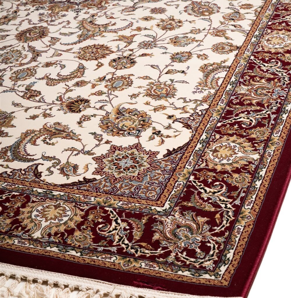 Alternative view of ΧΑΛΙ ROYAL SILK 003/C CREAM-RED - 160cm x 235cm 2004796 - Klonaras