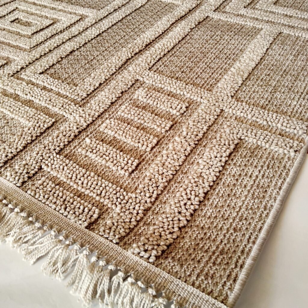 Alternative view of ΧΑΛΙ GIARDINO 02/BEIGE - 066cm x 140cm 2004211 - Klonaras