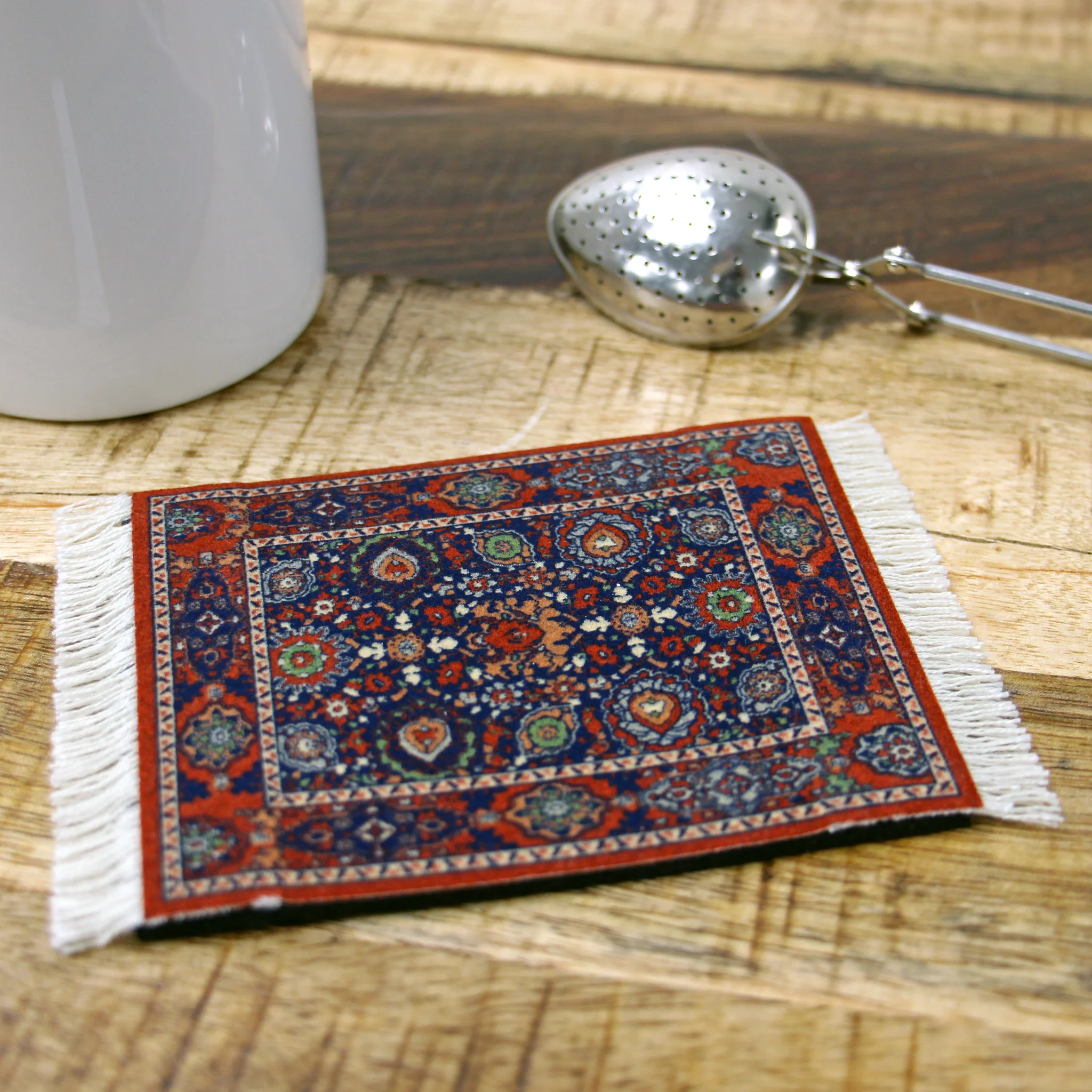 ΣΟΥΒΕΡ Coaster rugs-Harshang Rosette Palmette Rosette Palmete - Klonaras - Image 2