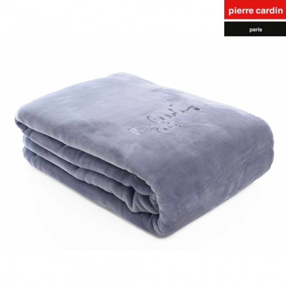 ΚΟΥΒΕΡΤΑ ΜΟΝΗ 160X220 PIERRE CARDIN NANCY 545 GREY(51)