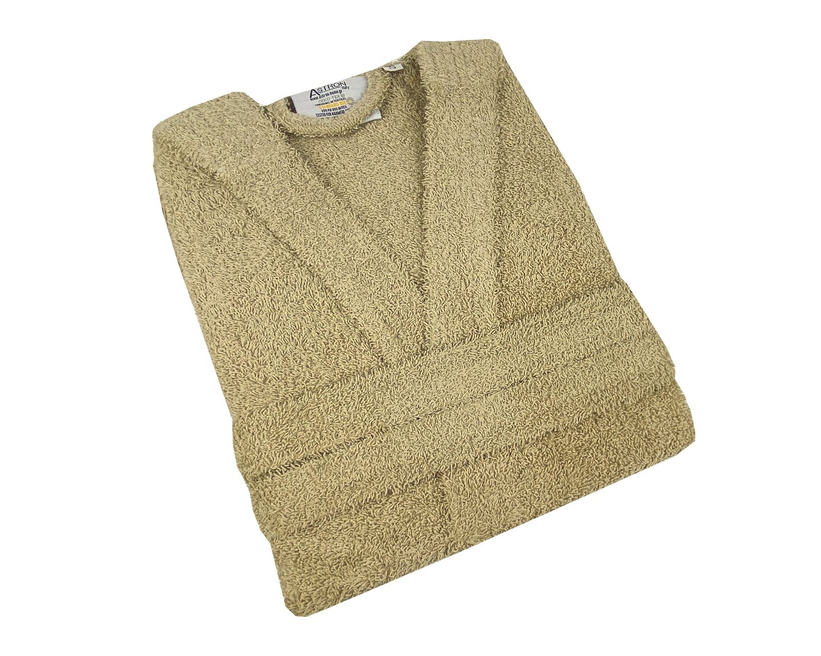 Μπουρνούζι Με Κουκούλα Beige - X Large 563 - Astron Italy