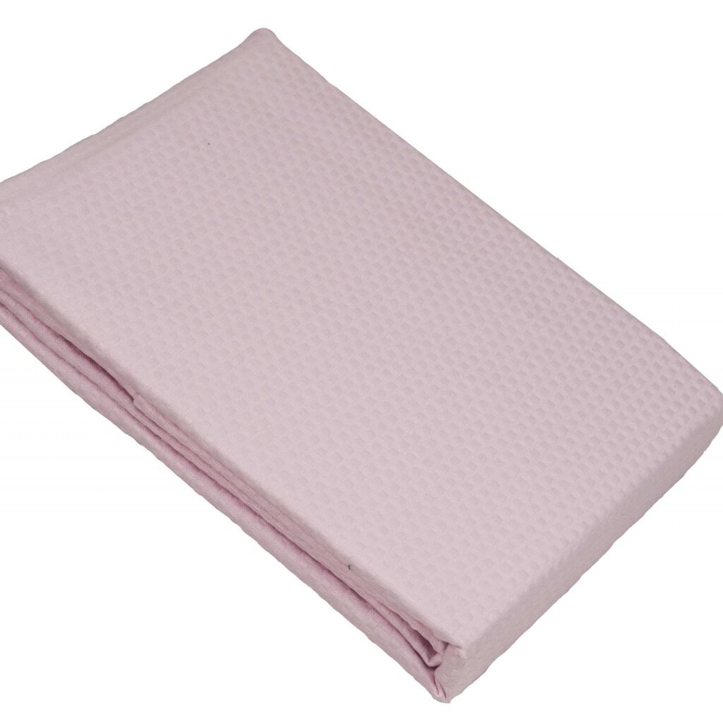 Κουβέρτα Πικέ Le Blanc Sanforized Cotton 100% Pink Μονή 170x245