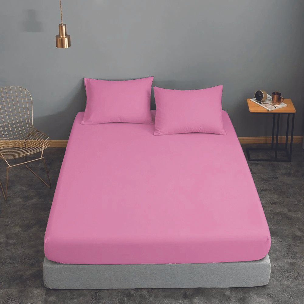 Σεντόνι ΚΟΜΒΟΣ Λιλά μονόχρωμο Υπέρδιπλο 220x240