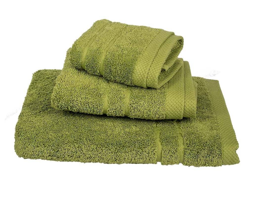 Σετ Πετσέτες 3 τμχ Le Blanc Πεννιέ 600γρ/μ2 Olive (40x60, 50x95, 80x145)