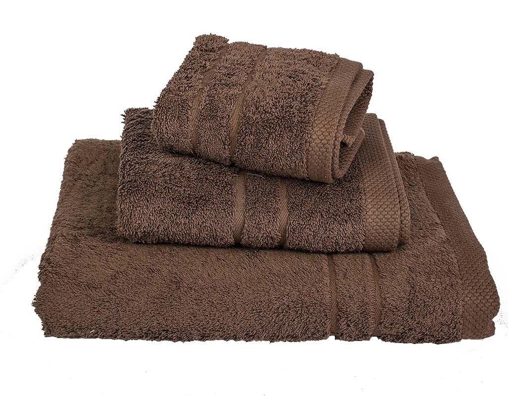 Σετ Πετσέτες 3 τμχ Le Blanc Πεννιέ 600γρ/μ2 Brown (40x60, 50x95, 80x145)