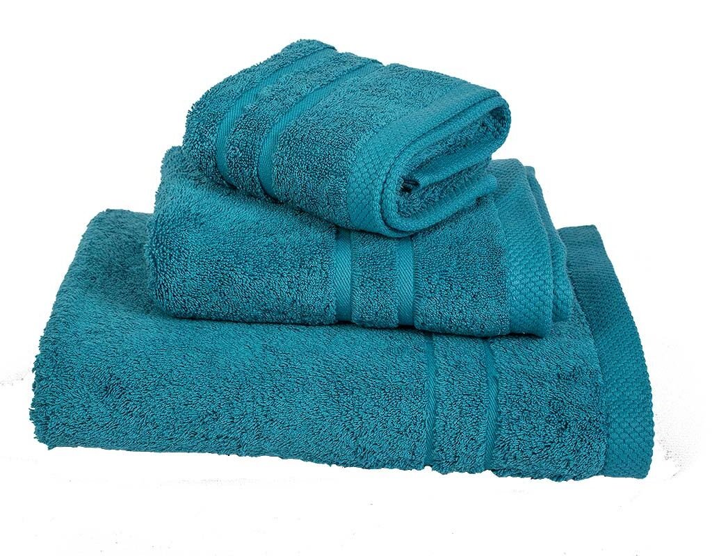 Σετ Πετσέτες 3 τμχ Le Blanc Πεννιέ 600γρ/μ2 Petrol (40x60, 50x95, 80x145)