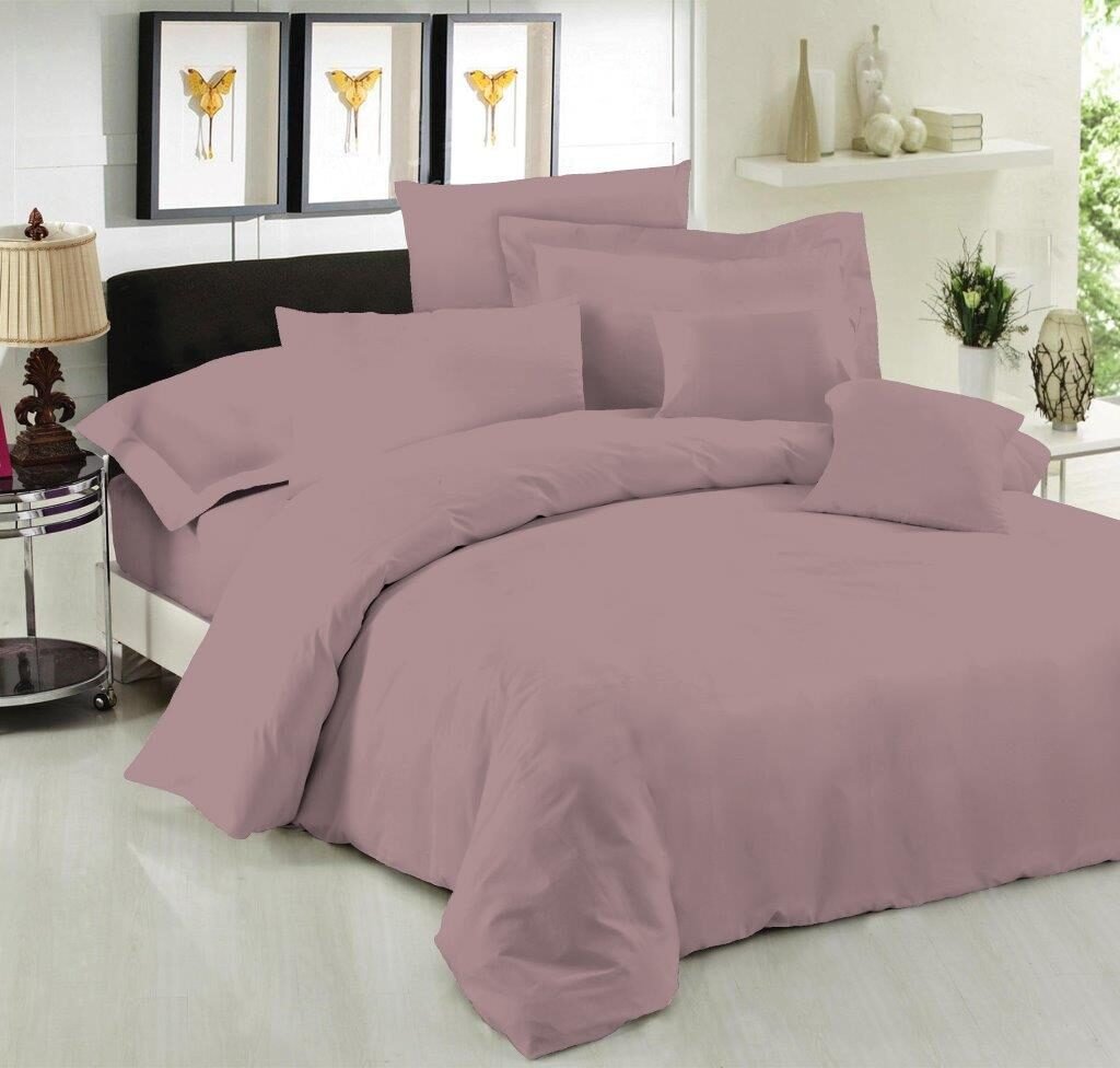Σεντόνι Μεμονομένο LeBlanc Μονόχρωμο Polycotton 50/50 TC144 Wood Rose Υπέρδιπλο 245x270