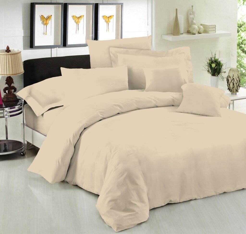 Σεντόνι Μεμονομένο LeBlanc Μονόχρωμο Polycotton 50/50 TC144 Sand Υπέρδιπλο 245x270
