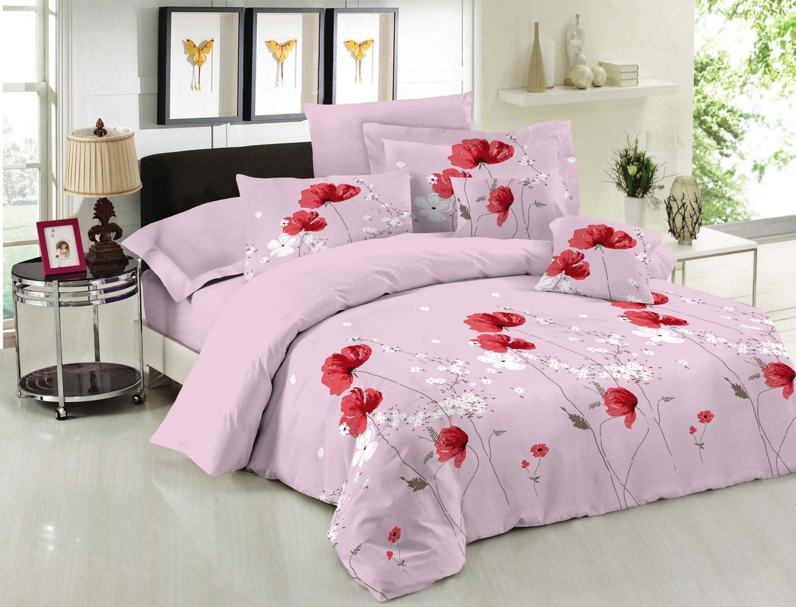 Σετ Κουβερλί Le Blanc Premium Cotton 100% Anemone Pink Μονό 160x240
