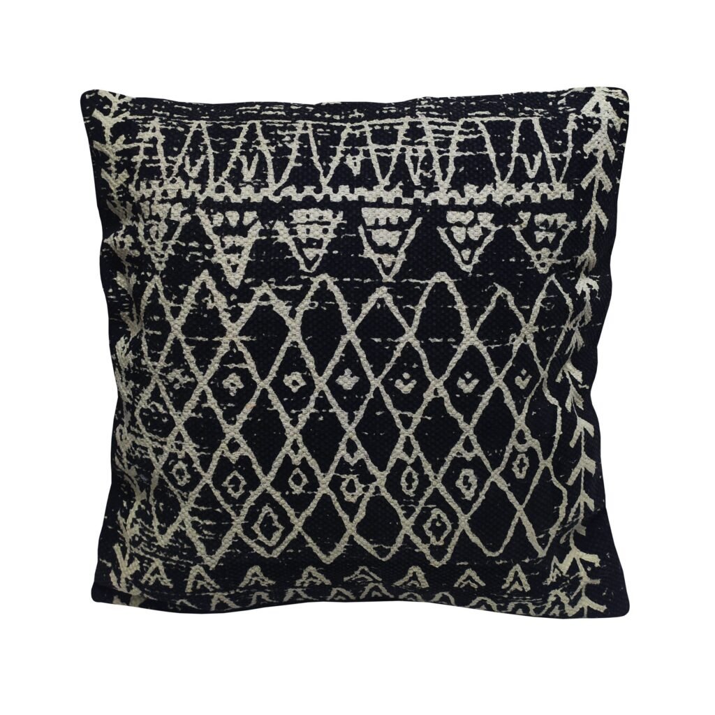 Μαξιλάρι Διακοσμητικό ΚΟΜΒΟΣ 100% Βαμβάκι STONE WASH Design 1 45x45