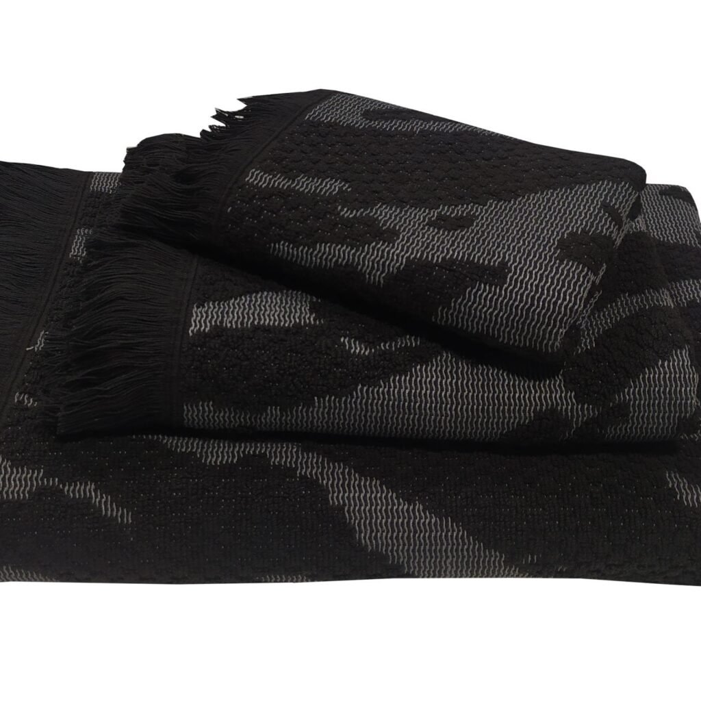 Πετσέτα Le Blanc Πεννιέ Ζακάρ 525gr/m2 NAXOS Anthraces Σώματος 70x140