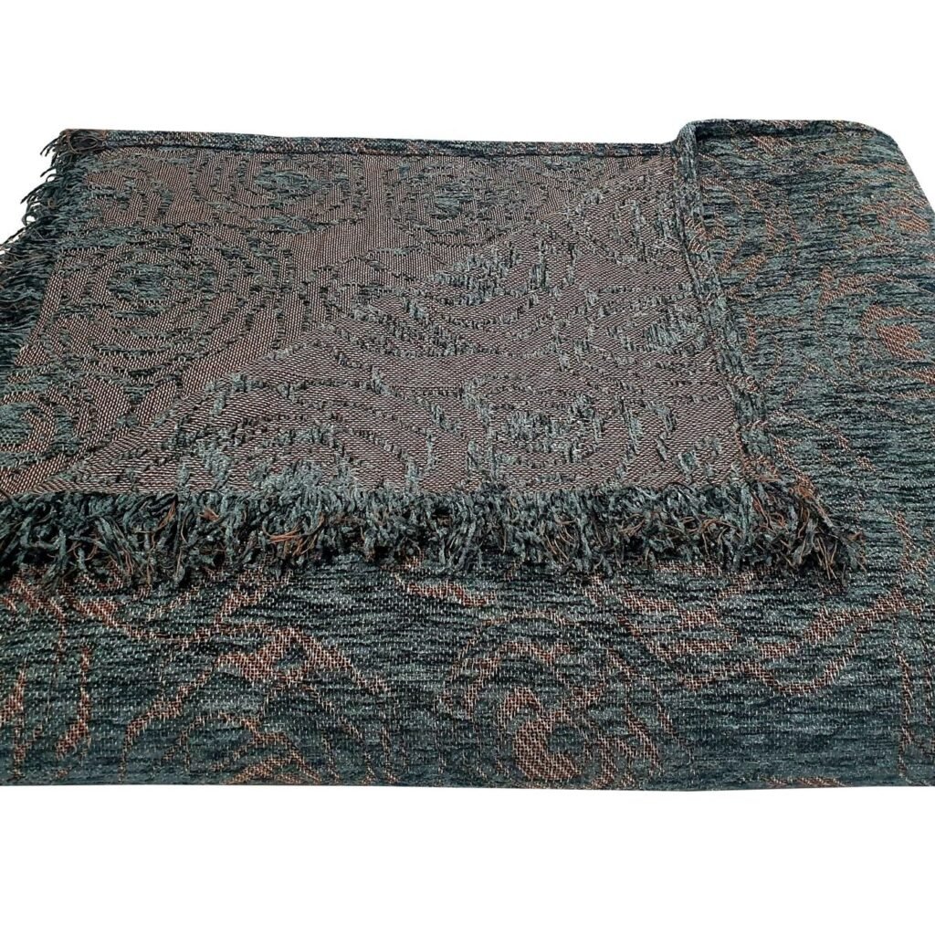 Ριχτάρι ΚΟΜΒΟΣ Σενίλ 2θ 180x240 Rose Sky Grey