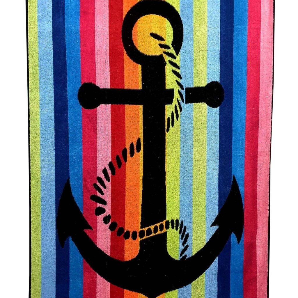 Πετσέτα Θαλάσσης ΚΟΜΒΟΣ Βελουτέ Zakar Design 7 Cotton 100% 85x160