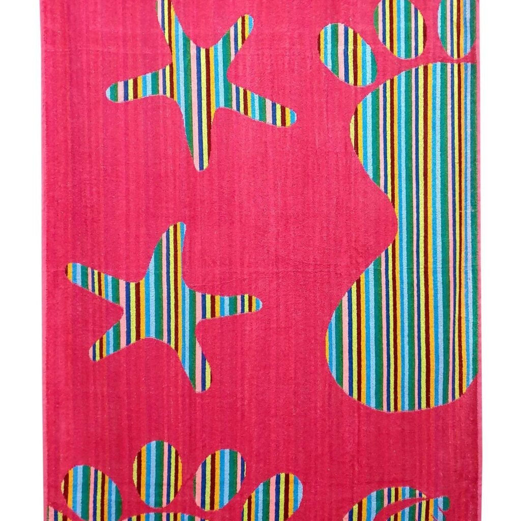 Πετσέτα Θαλάσσης ΚΟΜΒΟΣ Βελουτέ Zakar Design 9 Cotton 100% 85x160