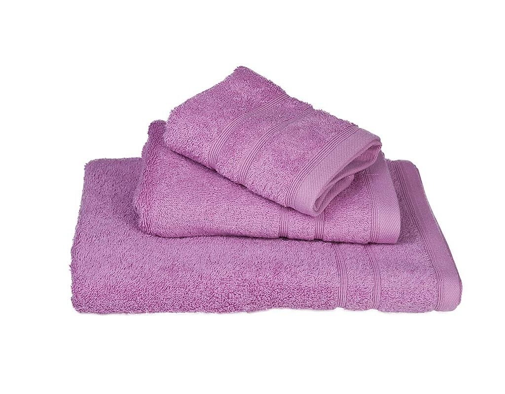 Σετ Πετσέτες 3 τμχ ΚΟΜΒΟΣ Πεννιέ 500γρ/μ2 Λιλά (40x60, 50x90, 70x140)