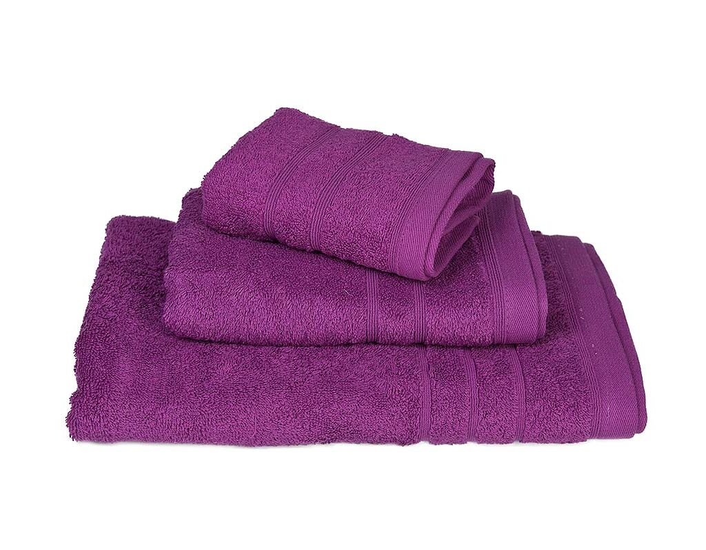 Πετσέτα ΚΟΜΒΟΣ Πεννιέ 500γρ/μ2 Μωβ Προσώπου 50x90