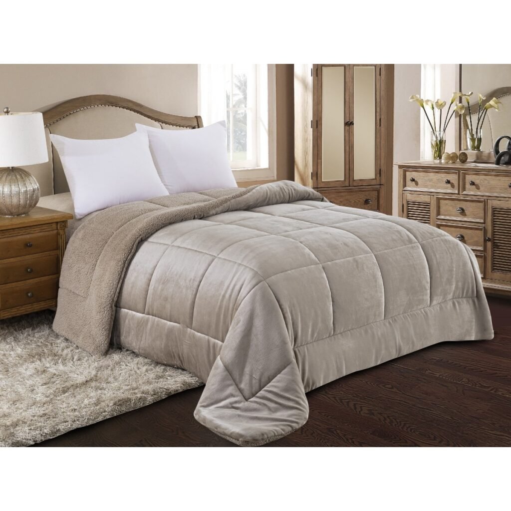 ΚΟΥΒΕΡΤΟΠΑΠΛΩΜΑ KING SIZE 240X260 ADAM HOME (805) TAUPE