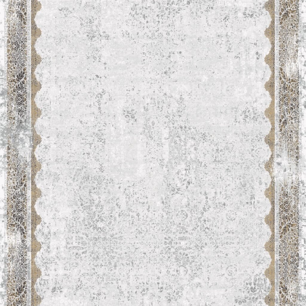 ΧΑΛΙ LUXURIOUS SILK 8402 CREAM ANTHRACITE  - Klonaras