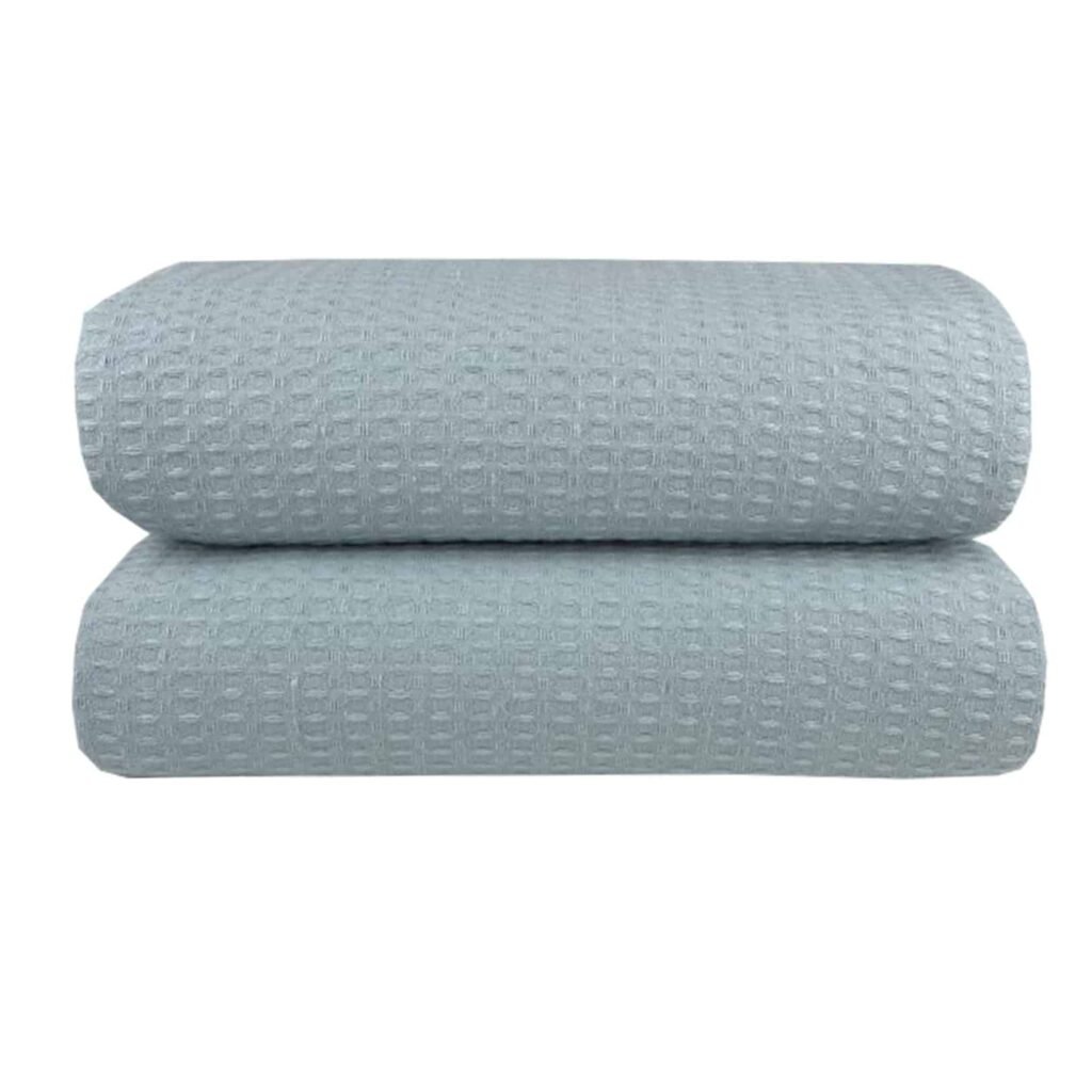 Κουβέρτα Πικέ Μονή Waffle 165χ245 Petrol 8604 - Astron Italy