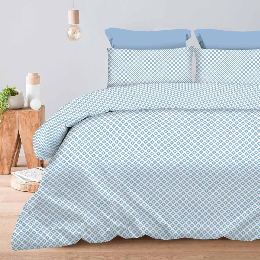 Παπλωματοθήκες Υπέρ/πλες Ariel Blue 9655 - Astron Italy