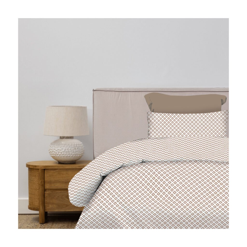 Παπλωματοθήκες Μονές Ariel Beige 9637 - Astron Italy