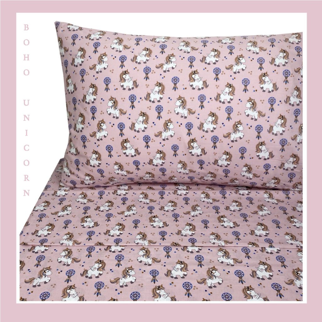 Παιδικά Σετ Σεντόνια Μονά Boho Unicorn 9302 - Astron Italy