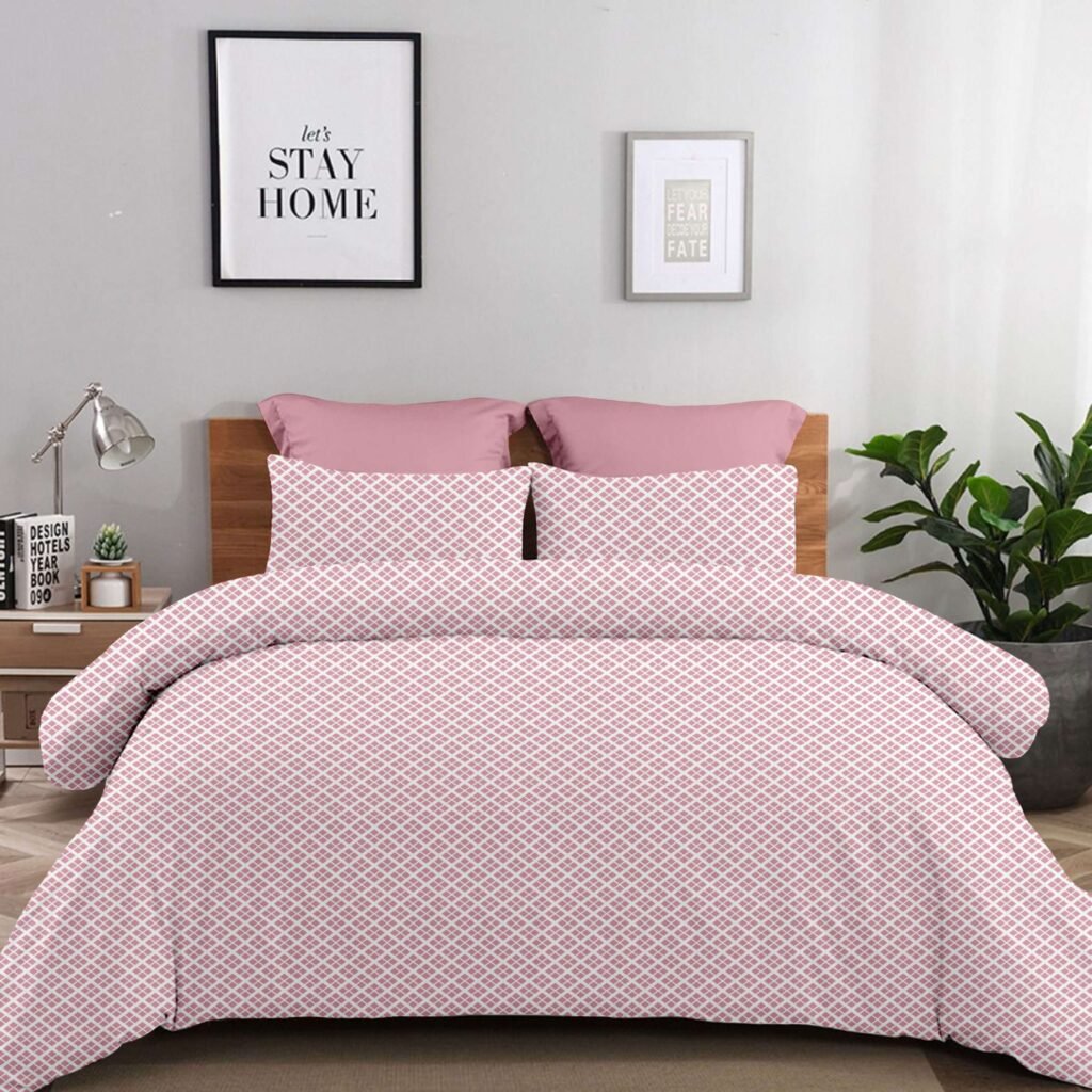 Σετ Σεντόνια 2Χ(2,45Χ2,60) + 2Χ(52Χ72) Claudia Dusty Rose 7637 - Astron Italy