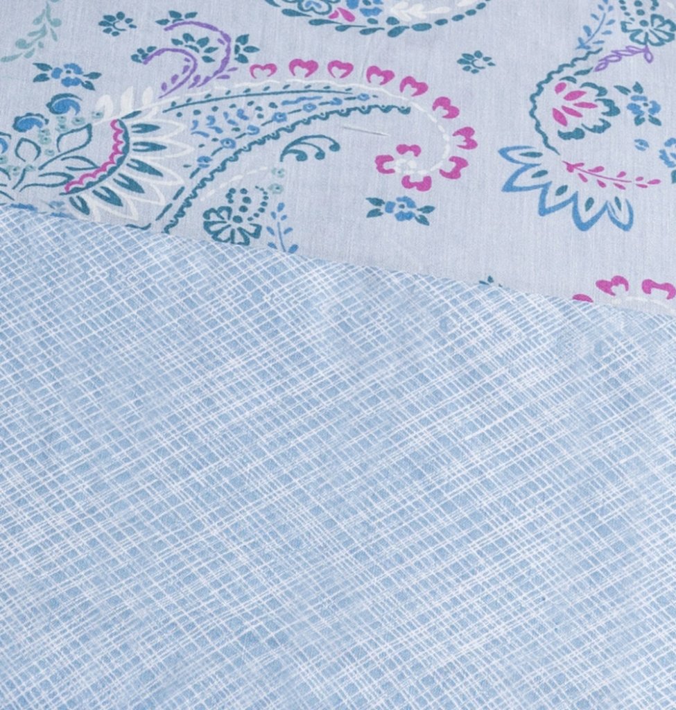 Alternative view of Παπλωματοθήκη "Luna" Lily Blue - Γίγας (245×265) - LUNA- COKITEX