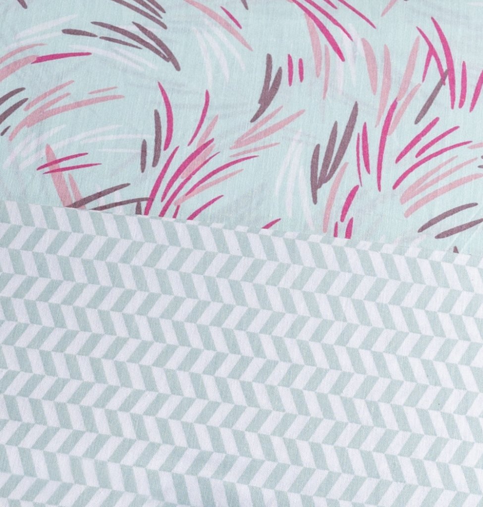 Alternative view of Παπλωματοθήκη "Luna" Paint Pink - Γίγας (245×265) - LUNA- COKITEX