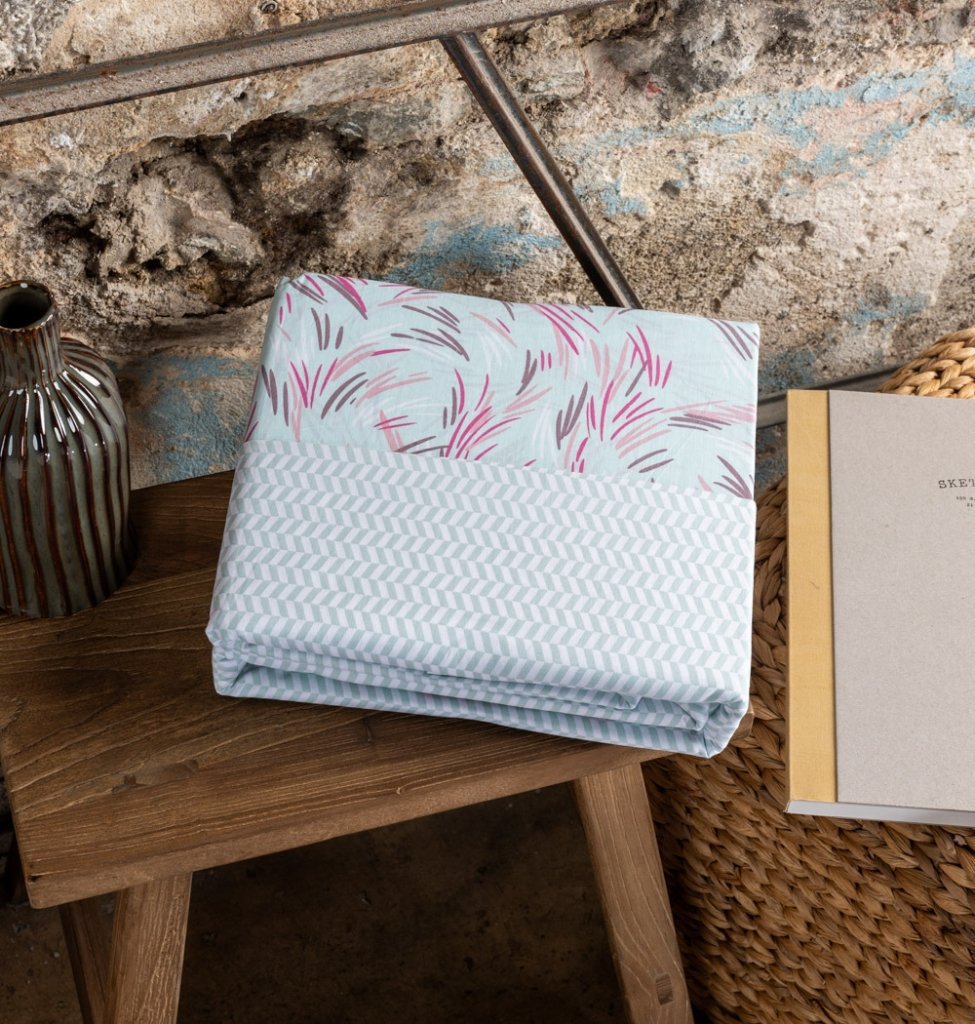 Παπλωματοθήκη "Luna" Paint Pink - Υπέρδιπλη (225x245) - LUNA- COKITEX - Image 3