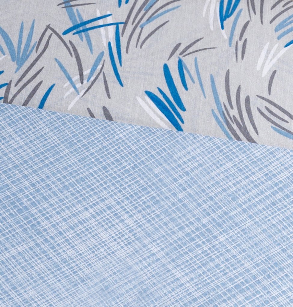 Alternative view of Παπλωματοθήκη "Luna" Paint Blue - Γίγας (245×265) - LUNA- COKITEX