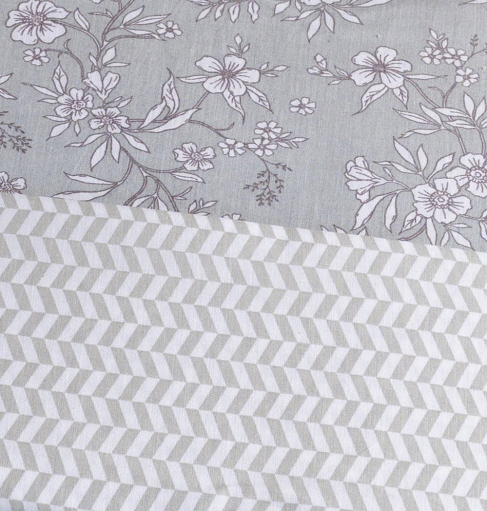 Alternative view of Παπλωματοθήκη "Luna" Fiori Sage - Γίγας (245×265) - LUNA- COKITEX