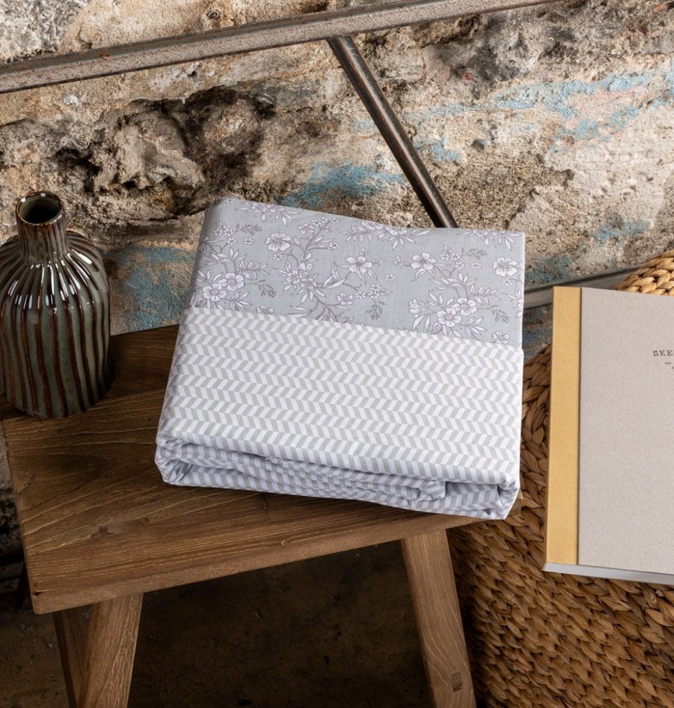 Παπλωματοθήκη "Luna" Fiori Sage - Μονή (165x245) - LUNA- COKITEX - Image 3