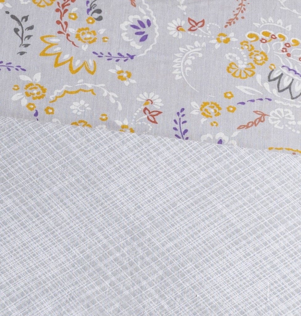 Alternative view of Παπλωματοθήκη "Luna" Lily Grey - Γίγας (245×265) - LUNA- COKITEX