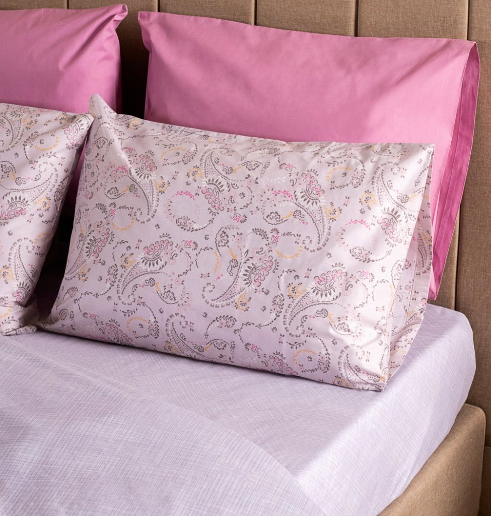 Μαξιλαροθήκες "Luna" Lily - Beige, 50x70 - LUNA PREMIUM- COKITEX