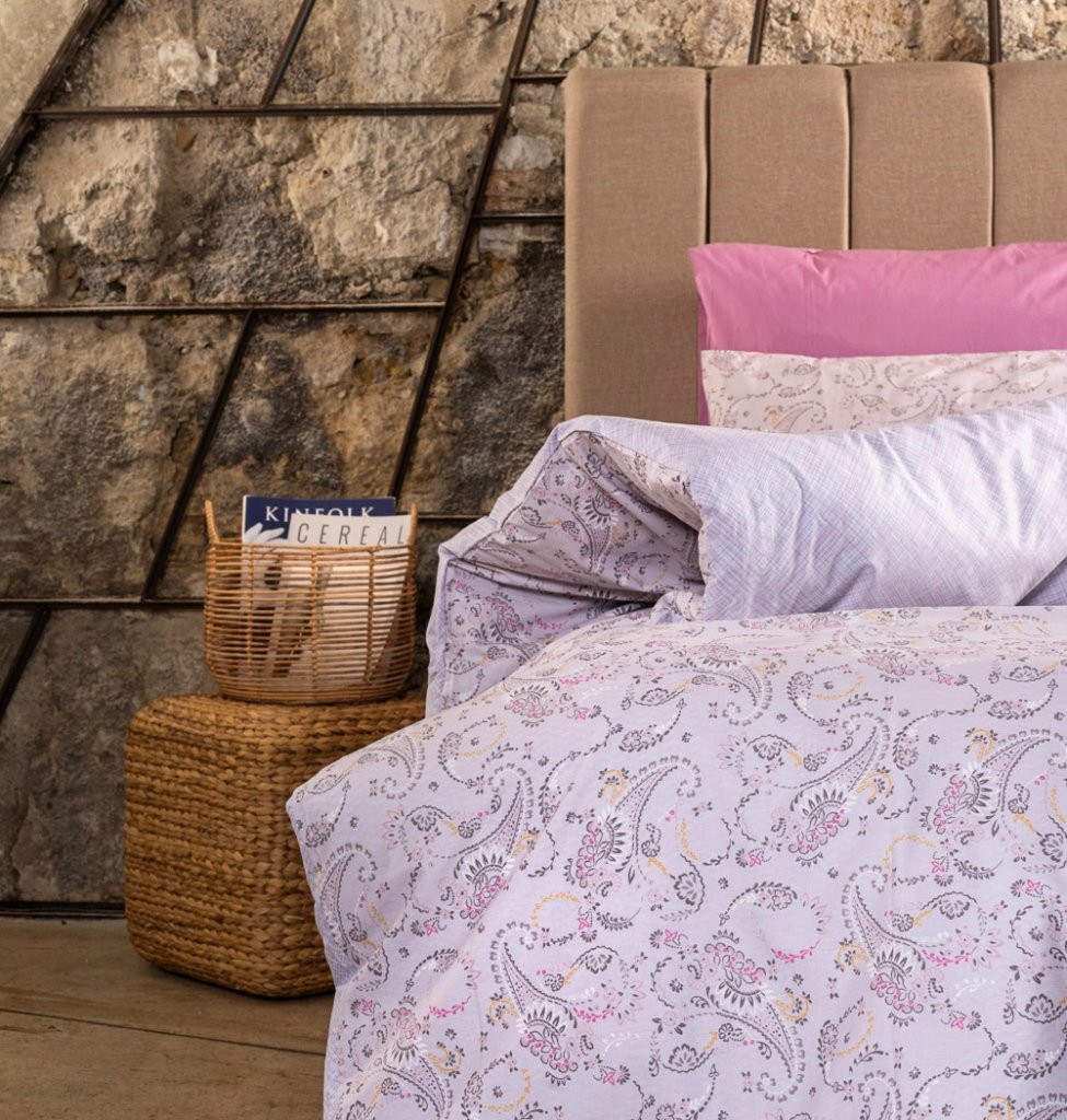 Παπλωματοθήκη "Luna" Lily Beige - Γίγας (245×265) - LUNA- COKITEX