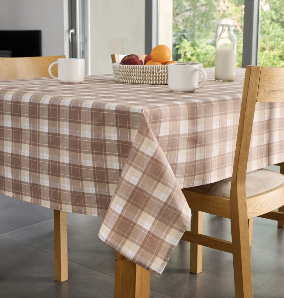 Τραπεζομάντηλα Κουζίνας Vivi - Brown, 140x140cm - MULTI LINE- COKITEX