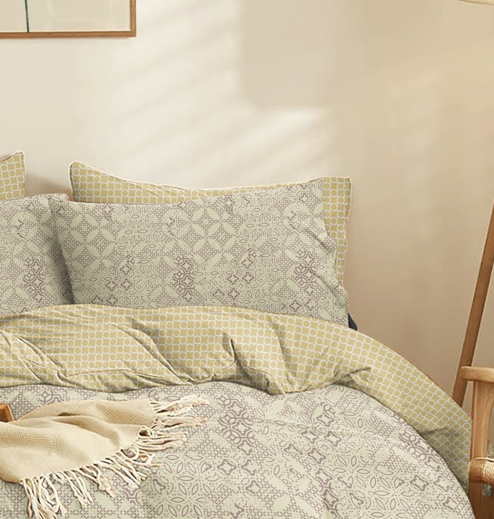 Μαξιλαροθήκες "Marta" Dante - Beige, 50x70 - MARTA- COKITEX