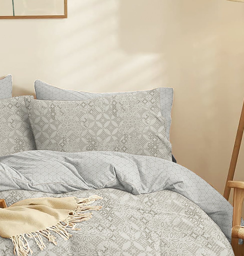 Μαξιλαροθήκες "Marta" Dante - Grey, 50x70 - MARTA- COKITEX