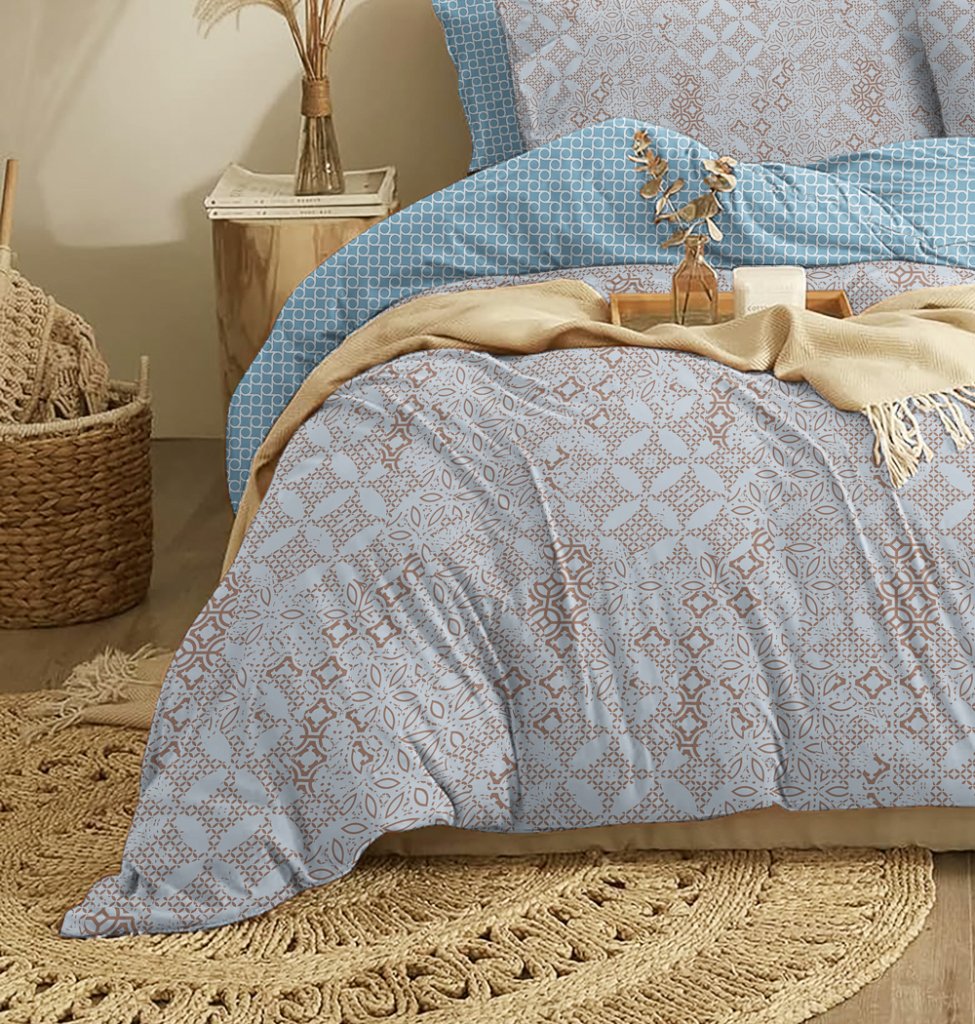 Alternative view of Παπλωματοθήκη "Marta" Dante Light Blue - Διπλό (200x245) - MARTA- COKITEX