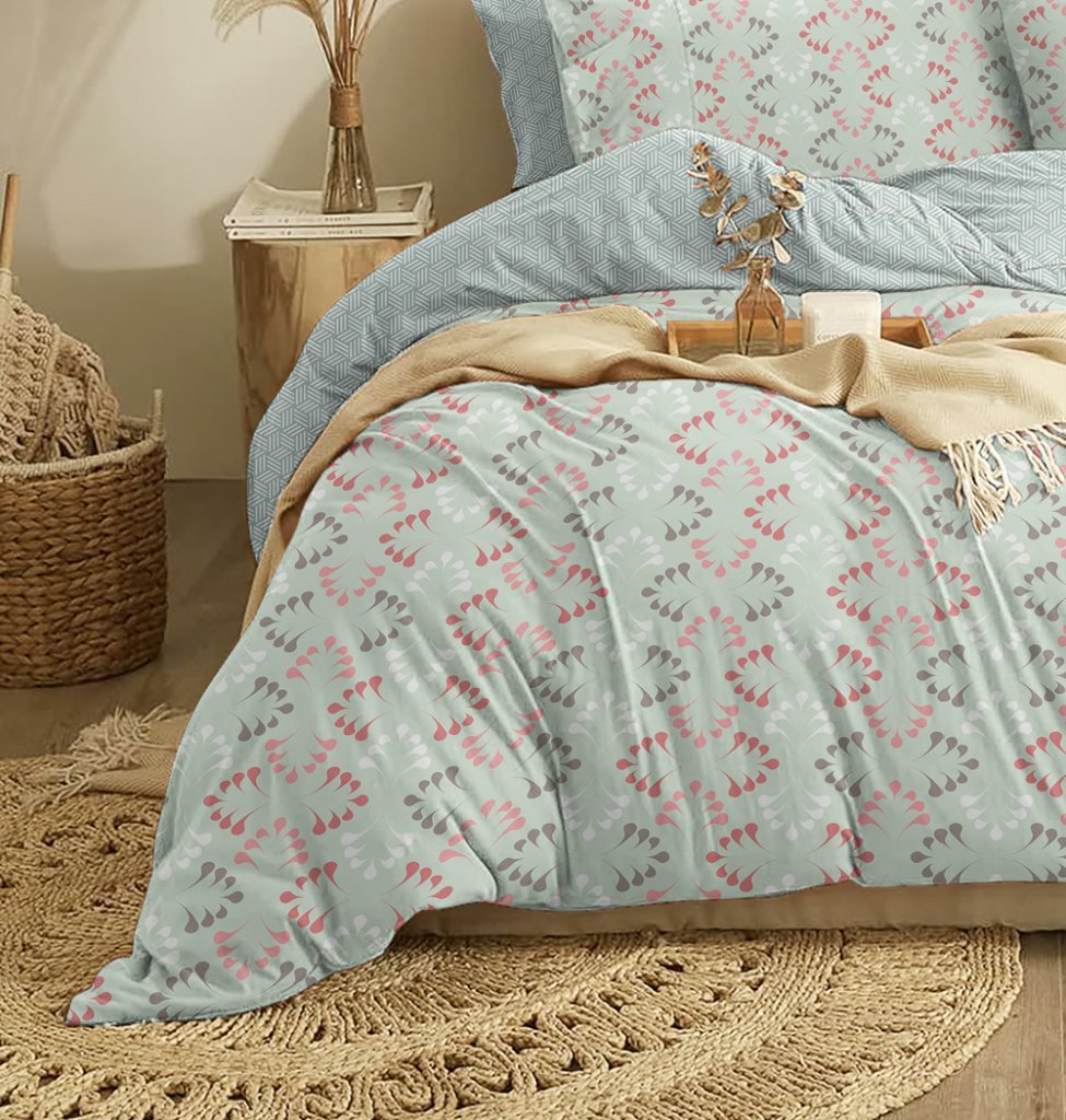 Alternative view of Παπλωματοθήκη "Marta" Loom Mint - Μονή (165x245) - MARTA- COKITEX