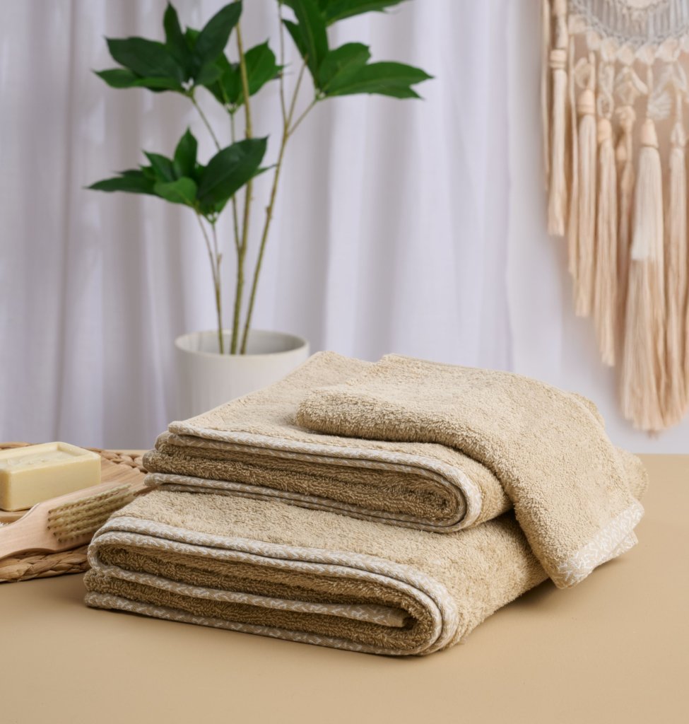 Πετσέτα “Saluti”  Sand Stone - Προσώπου 50x100 - SALUTI- COKITEX