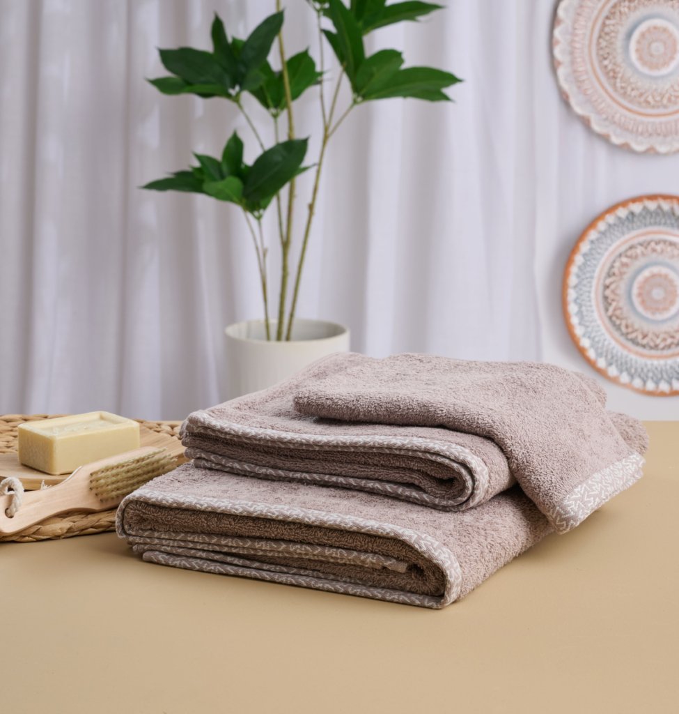 Πετσέτα “Saluti” Rock Stone - Προσώπου 50x100 - SALUTI- COKITEX