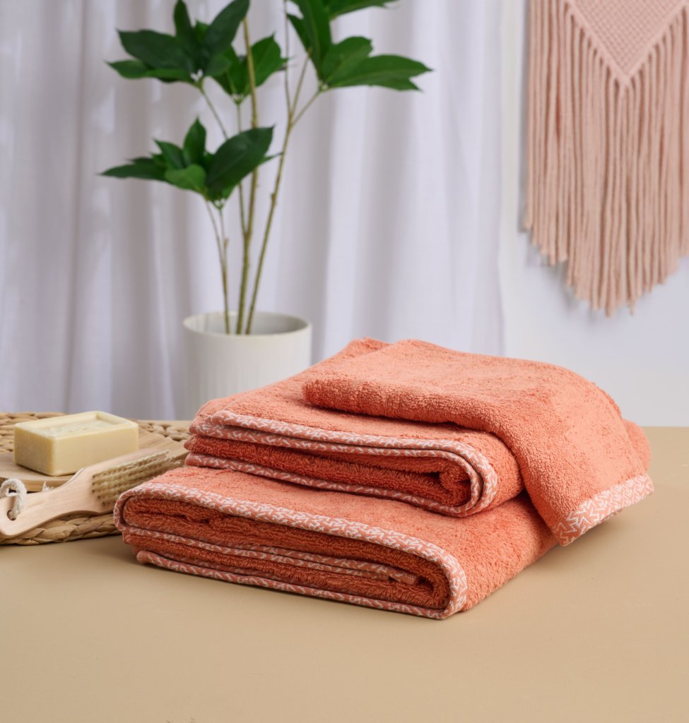 Πετσέτα “Saluti”  Mexican Orange - Προσώπου 50x100 - SALUTI- COKITEX