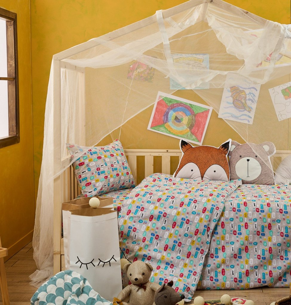 Σεντόνια Σετ Παιδικό Texts - Μονά (2x 160x240 + 1 μαξ. 50x70) - LITTLE STAR- COKITEX