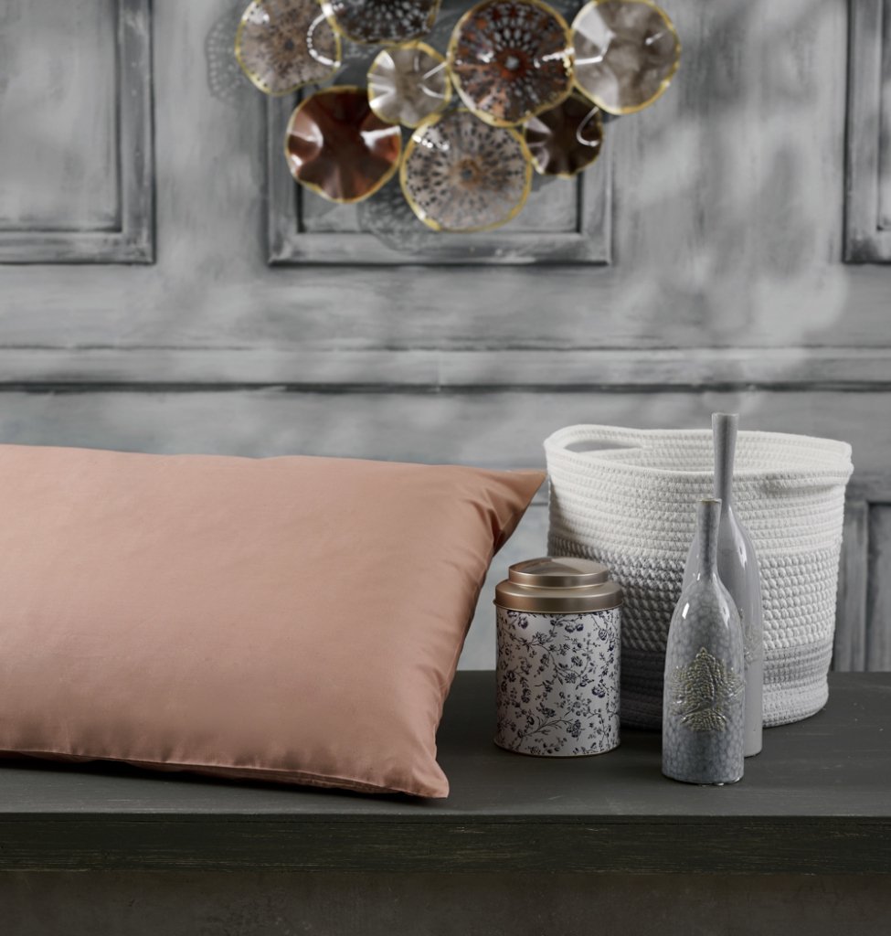 Μαξιλαροθήκες Μονόχρωμες Power Nap - Brown, 50x70 - POWER NAP- COKITEX