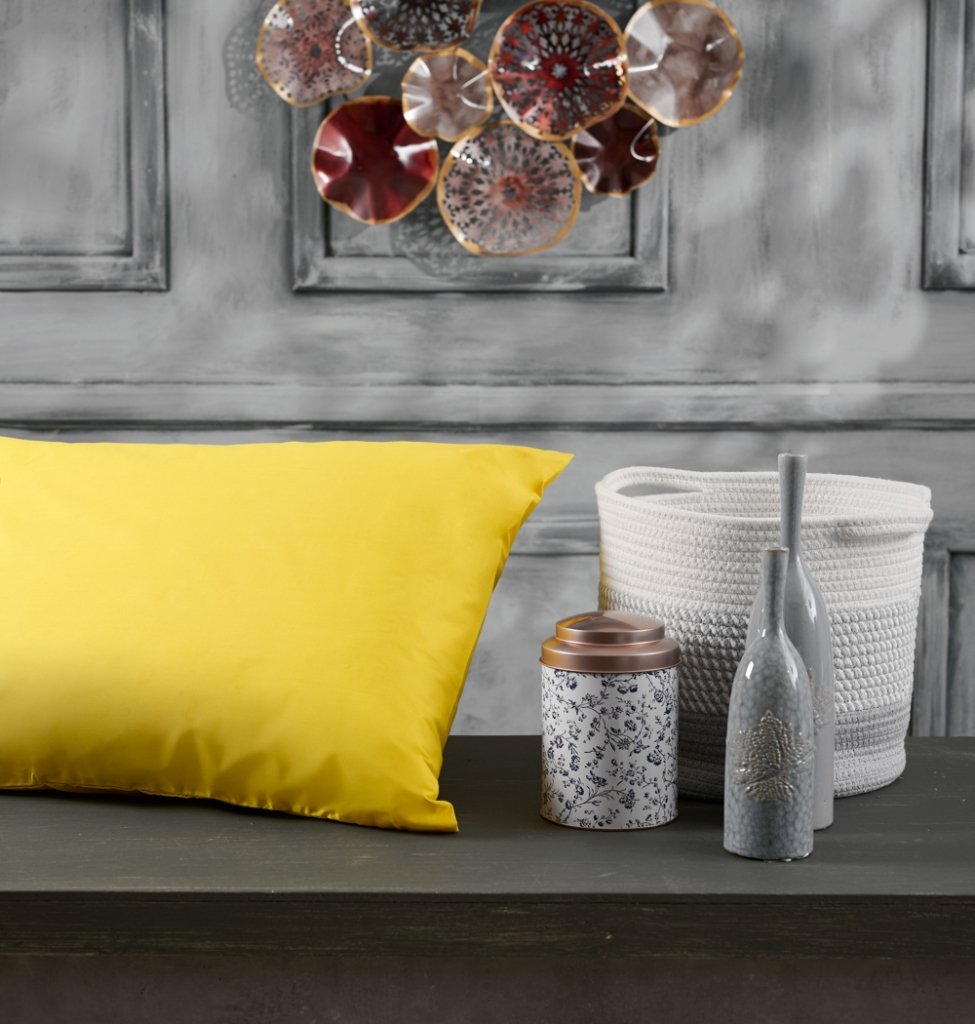 Μαξιλαροθήκες Μονόχρωμες Power Nap Premium - Mustard, 50x70 - POWER NAP PREMIUM- COKITEX