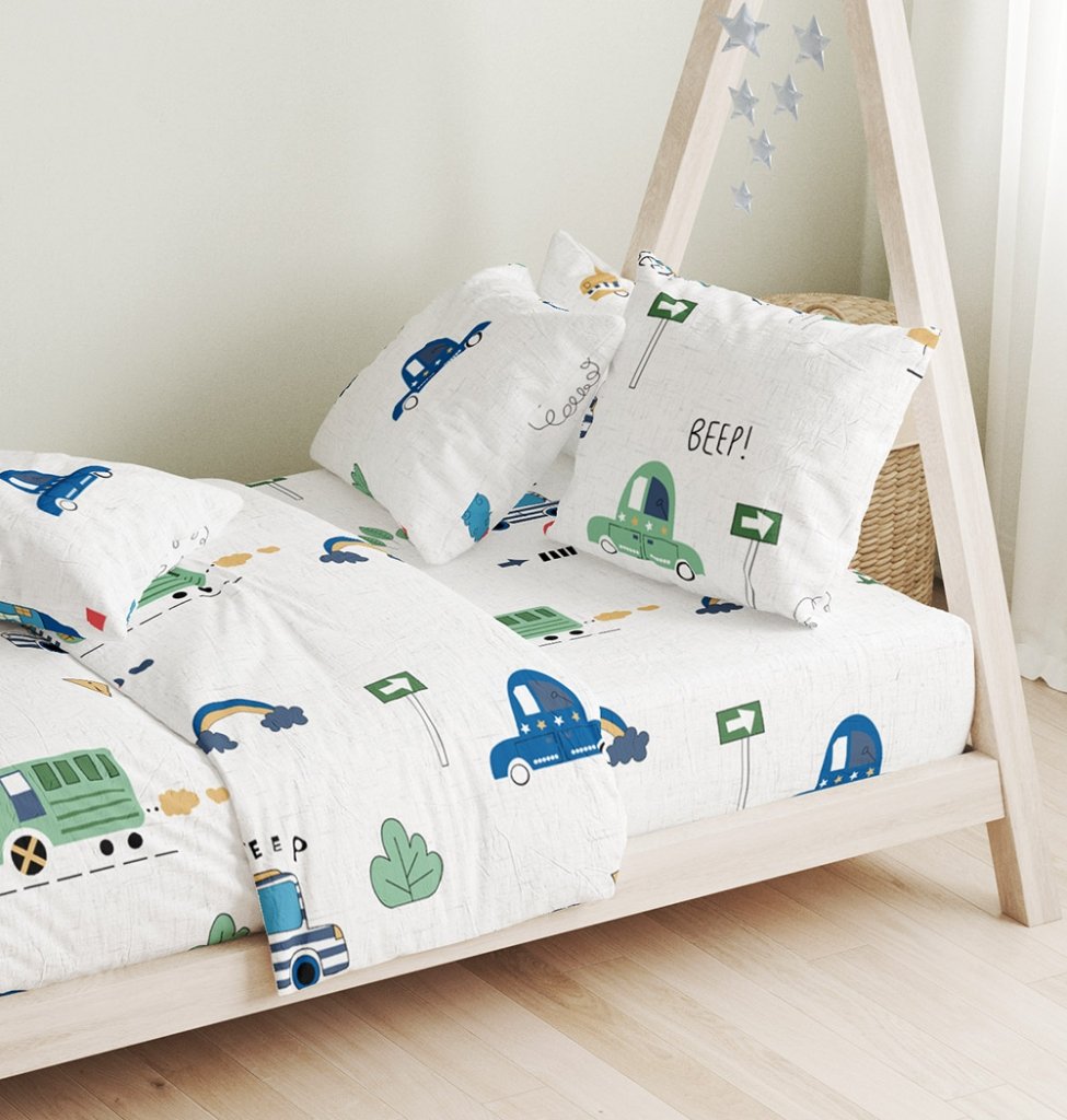 Alternative view of Σεντόνια Σετ Παιδικό Motion - Μονά (2x 160x240 + 1 μαξ. 50x70) - LITTLE STAR- COKITEX