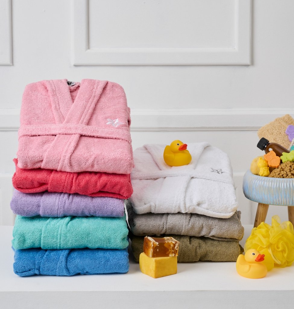 Alternative view of Νέο Μπουρνούζι με Κουκούλα Beauty Line - Blue, 10-12 ετών - BEAUTY LINE- COKITEX