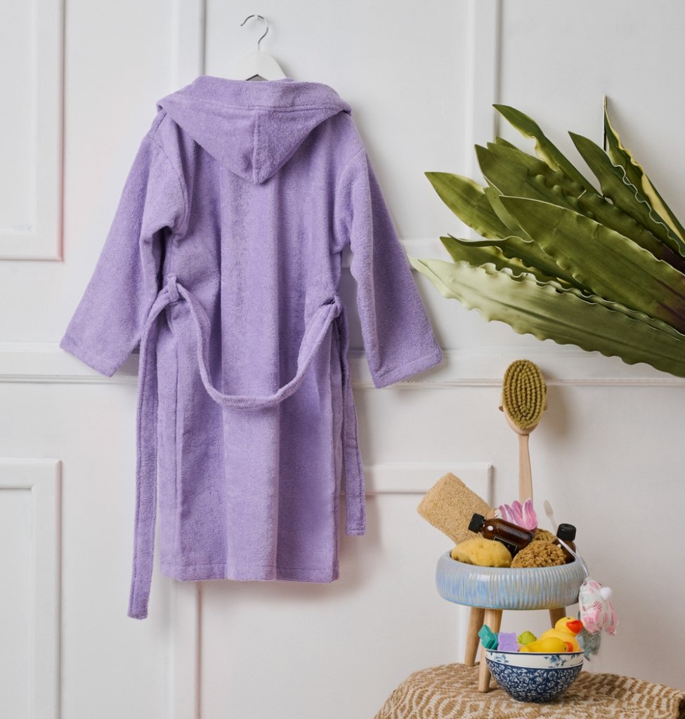 Νέο Μπουρνούζι με Κουκούλα Beauty Line - Levander, 6-8 ετών - BEAUTY LINE- COKITEX